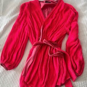 Retrofete Gabrielle Sequin Robe Dress- Pink